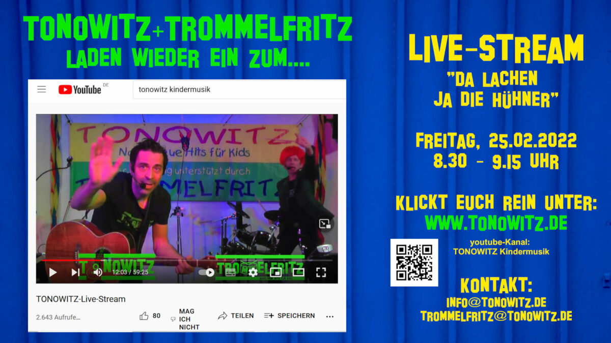 Kinderfaschingskonzert Live-Stream